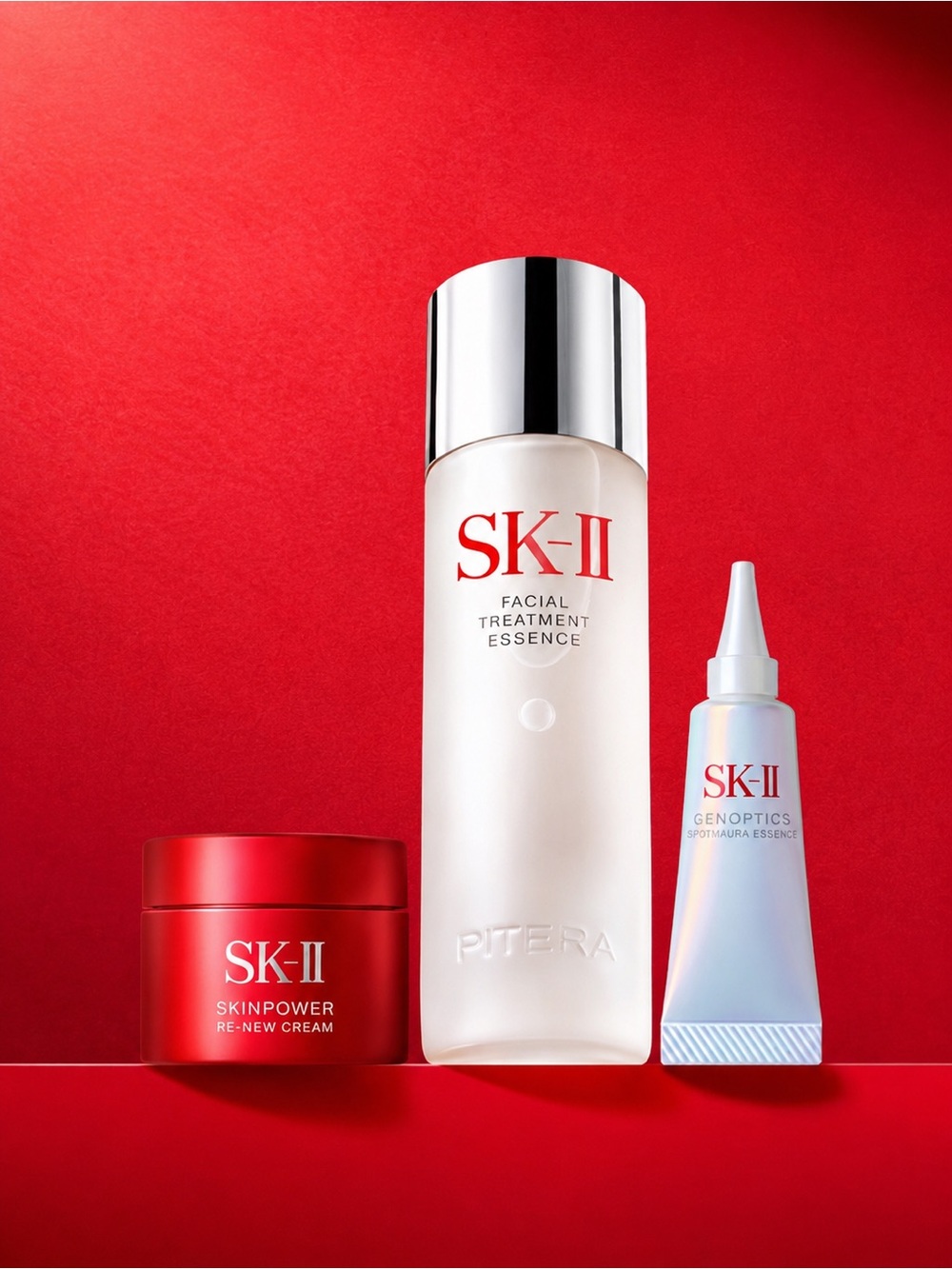 SK-II Skinpower Set — Red Moisturizing Cream & Facial Treatment Essence